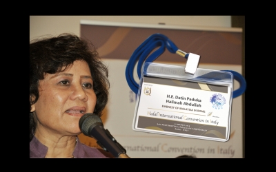 WHFC 2014 - Halal International Convention in Italy // Halimah Abdullah
